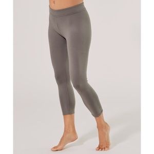 Pact Organic Cotton Crop Leggings, Gray M